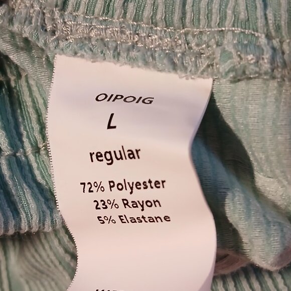 Women's Light Green Wide Leg Shorts NWT   SZ  Large - Picture 6 of 6